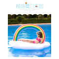 SUNGOOLE PVC flotteurs de piscine radeaux gonflables arc-en-ciel jouets de piscine Floatie salon piscine extérieure flotteurs pour adultes enfants